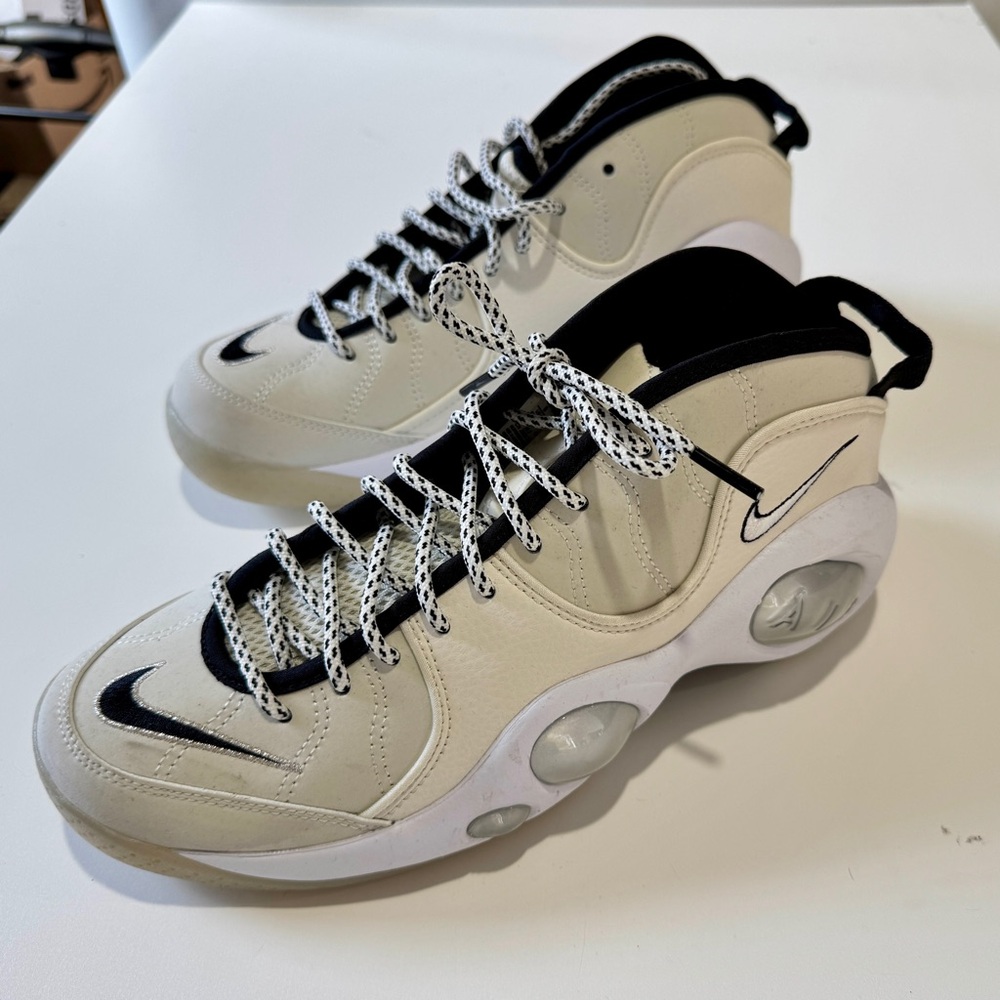 Nike Air Zoom Flight 95 Cream and Black Sneakers New 8